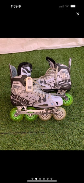 Senior Mission Inhaler WM03 Inline Skates Wide Width Size 8 (Used)