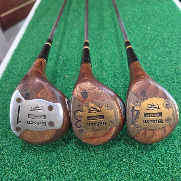 Wilson 4300 Staff Model Wood SET (1, 3 & 5 Wood) ** VINTAGE **