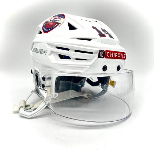 Bauer Re-Akt 150 - Team USA Used Small Pro Stock Helmet (White)