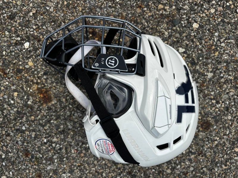 Small Warrior Alpha One Helmet And Cage Combo (Used)