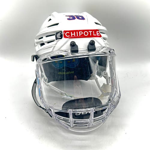 Bauer Re-Akt 150 - Team USA Used Large Pro Stock Helmet (White)