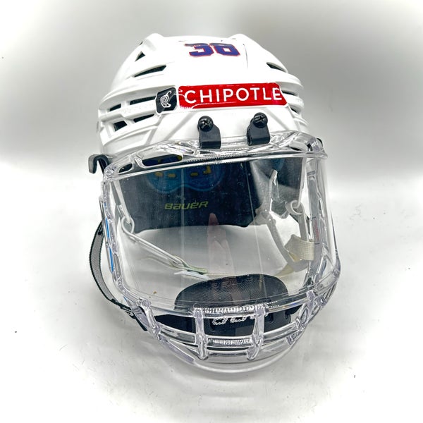 Bauer Re-Akt 150 - Team USA Used Large Pro Stock Helmet (White)