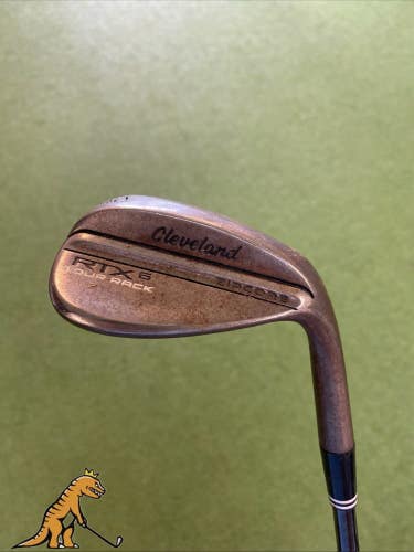 Used RH Cleveland RTX 6 Tour Rack Raw 60.10* Lob Wedge KBS Tour Stiff Steel