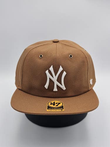 NEW New York Yankees MLB Carhartt 47 Sports Brown SOLD OUT Snapback Hat