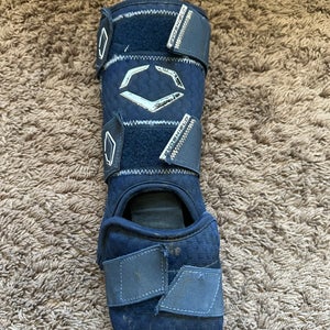 Evoshield Switch-Hitter Batter’s Leg Guard Navy/Black Adult Used
