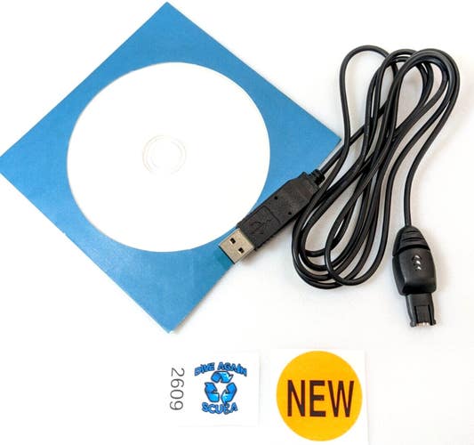 Aeris Dive Computer Data Download Cable USB + Drivers Atmos ai 2, Atmos Elite