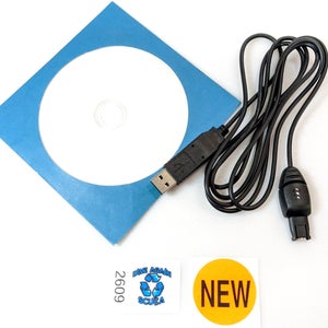 Aeris Dive Computer Data Download Cable USB + Drivers Atmos Elite T3, Compumask