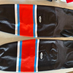 KC Mavericks Hockey Socks (game used) Home/Black. Size L/XL