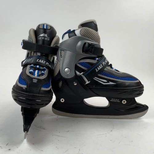 Lake Placid Adjustable Size 2-5 Adjustable Ice Skates