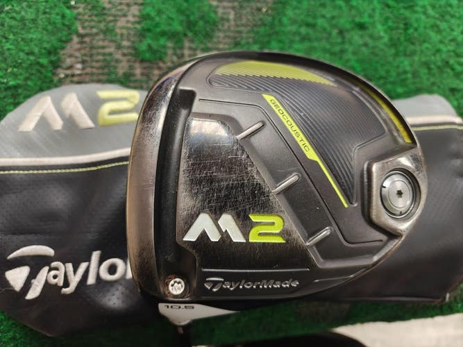 Taylormade 2017 M2 10.5 Degree Driver Stiff Flex Kuro Kage Left Handed w HC