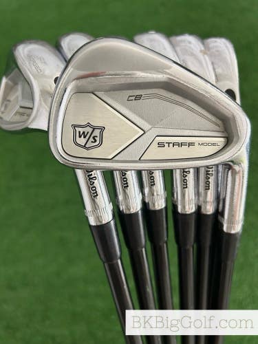 Wilson Staff Model CB Forged Iron Set 4-P / MMT 75 Stiff Graphite