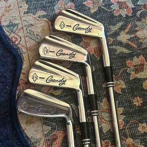 Dunlop Gundy Steel Shaft Irons 3 4 5 9 Golf Clubs