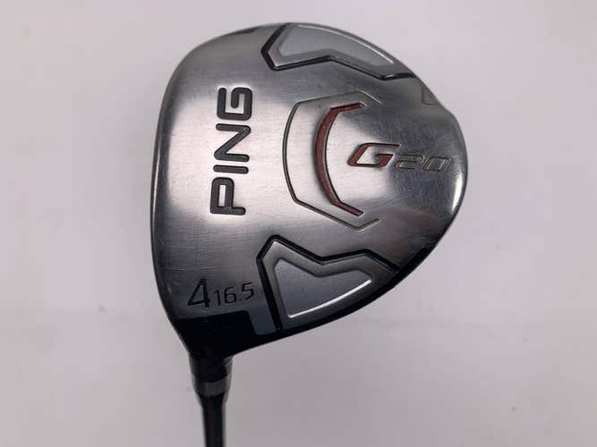 Ping G20 4 Fairway Wood 16.5* TFC 169F Soft Regular Senior Graphite Mens LH