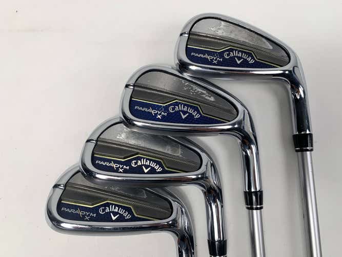 Callaway Paradym X Iron Set 8-PW+GW Aldila Ascent 40g Ladies Graphite Womens RH
