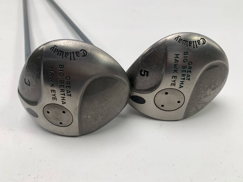 Callaway Hawkeye 3 & 5 Fairway Wood Set 15* 18* Hawk Eye Gems UL Ladies RH
