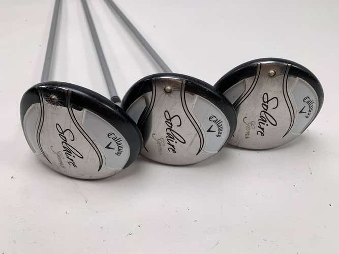 Callaway Solaire Gems Wood Set 3 5 7 | 15* 18* 21* 55g Ladies Graphite Womens RH