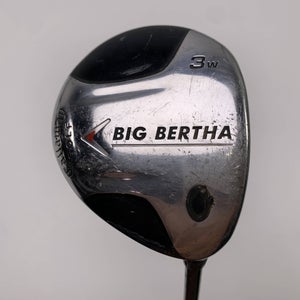 Callaway Big Bertha 2007 3 Fairway Wood 15* RCH Pro Series 65g Regular RH