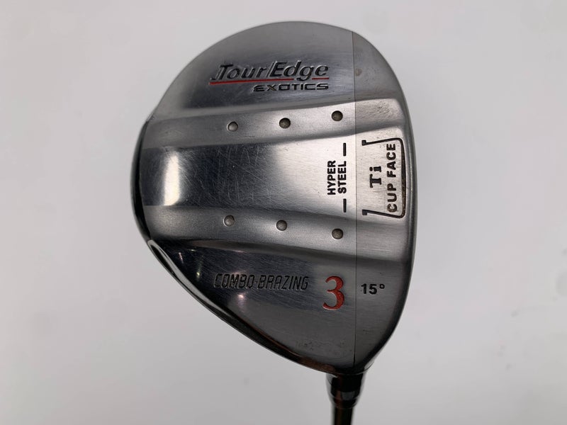 Tour Edge Exotics 3 Fairway Wood 15* Aldila NV Green 65g Stiff Graphite Mens RH