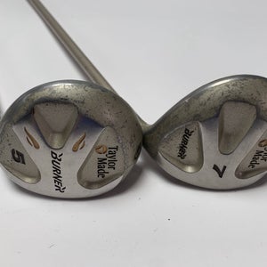 TaylorMade Burner 1994 5 & 7 Fairway Wood Set 18* 21* L-60 Plus 60g Ladies RH