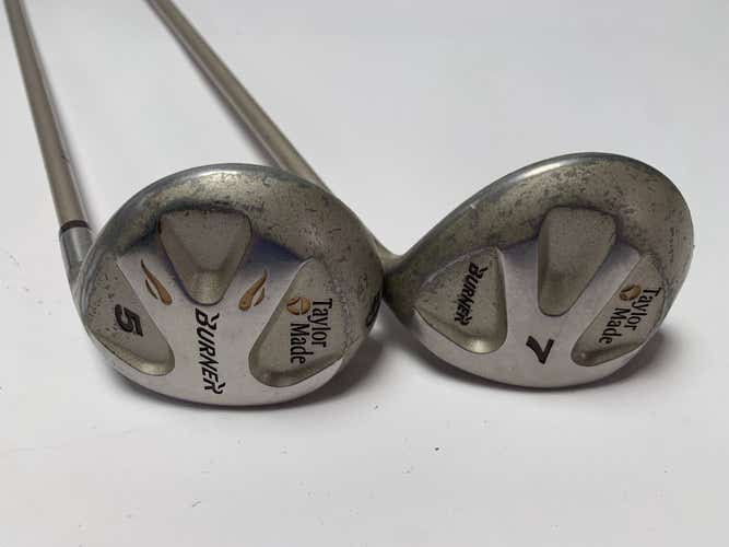 TaylorMade Burner 1994 5 & 7 Fairway Wood Set 18* 21* L-60 Plus 60g Ladies RH