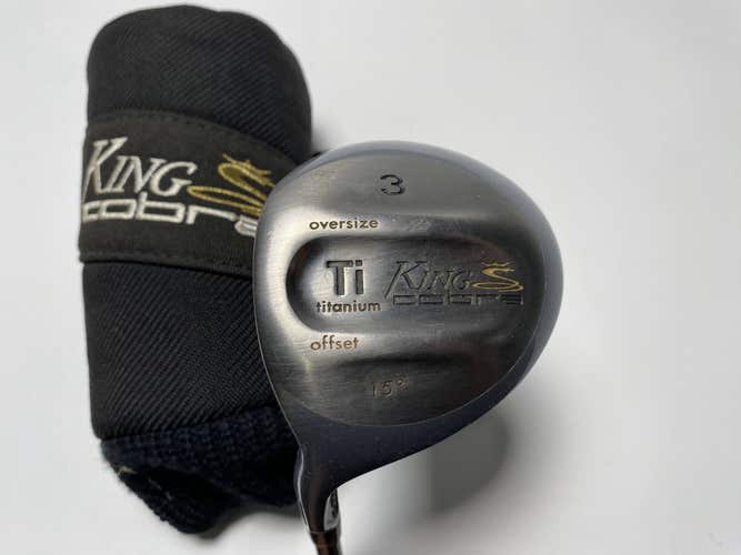 Cobra King Cobra Oversize Offset 3 Fairway Wood 15* Regular Graphite Mens LH HC