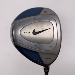 Nike T-40 Oversize 5 Fairway Wood 19* Ladies Graphite Womens RH Undersize Grip