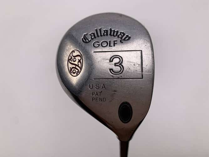 Callaway S2H2 3 Fairway Wood 15* Regular Graphite Mens RH