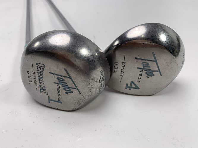 TaylorMade Original One DR & 4 Fairway Wood Set 12* 20* Ladies Steel RH
