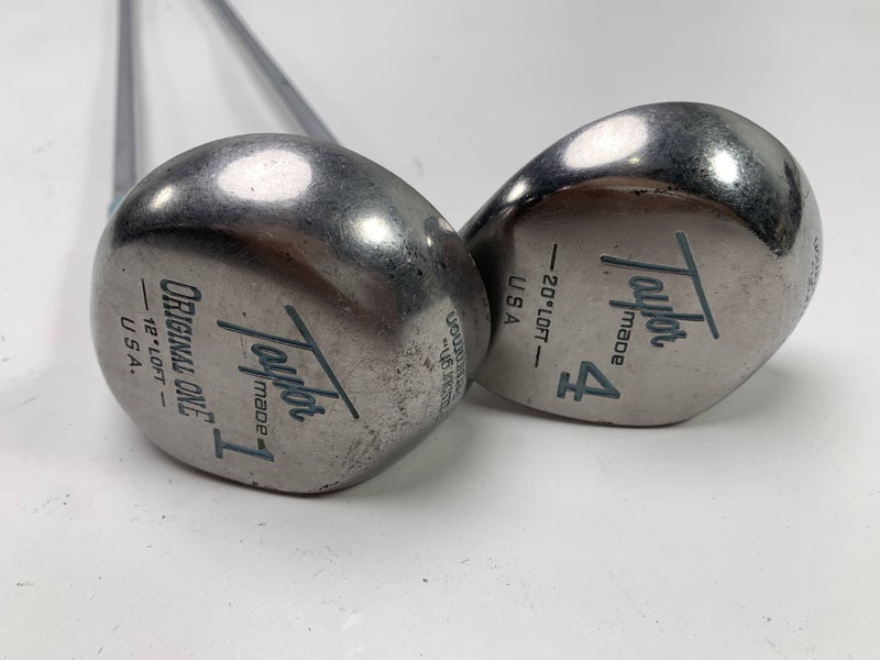 TaylorMade Original One DR & 4 Fairway Wood Set 12* 20* Ladies Steel RH