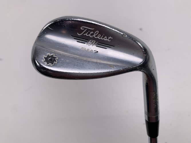 Titleist Vokey SM7 Tour Chrome Lob Wedge LW 58* 14 Bounce K-Grind Wedge Steel RH