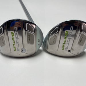 Cobra Baffler T-Rail 5 & 7 Fairway Wood Set 20* 22* Tour AD Baffler Ladies RH