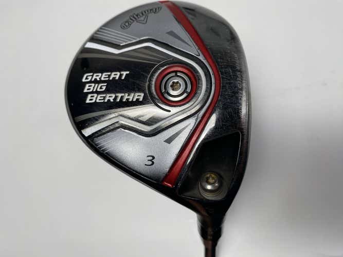 Callaway Great Big Bertha 2015 3 Fairway Wood 15* Kuro Kage 50g Senior RH