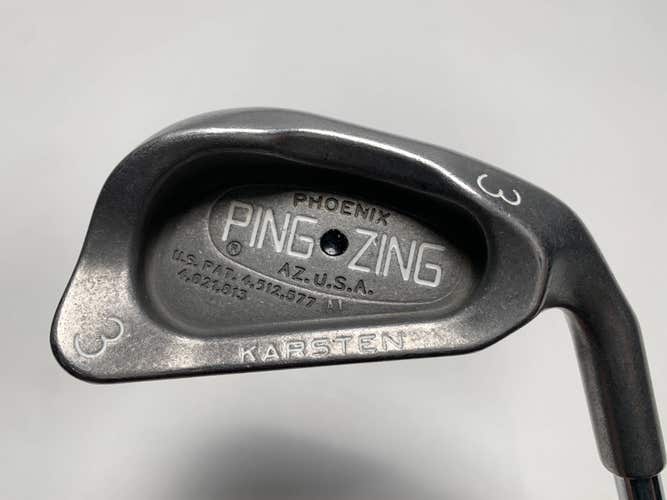 Ping Zing Single 3 Iron Black Dot Karsten JZ Regular Steel Mens RH