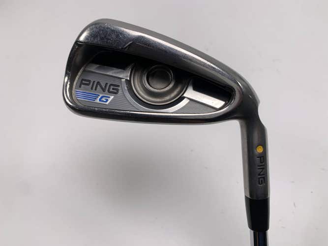Ping G 2016 Single 6 Iron Yellow Dot 1.5* Up AWT 2.0 Regular Steel Mens RH