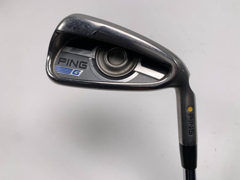 Ping G 2016 Single 6 Iron Yellow Dot 1.5* Up AWT 2.0 Regular Steel Mens RH