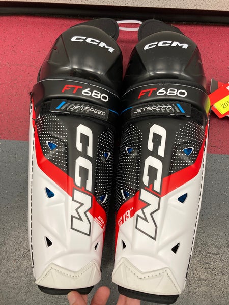 NEW Senior CCM Jetspeed FT680 Shin Pads 13"