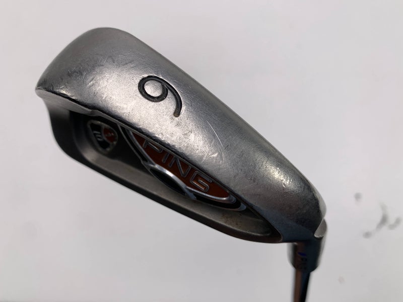 Ping i10 Single 6 Iron Purple Dot 1.5* Flat DG X100 Extra Stiff Steel Mens RH