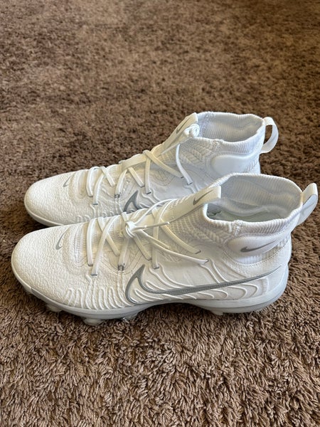 New Nike Alpha Huarache NXT MCS Molded Baseball Cleats White Men Size 14
