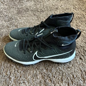 New Nike Alpha Huarache NXT MCS Molded Baseball Cleats Black Men Size 14