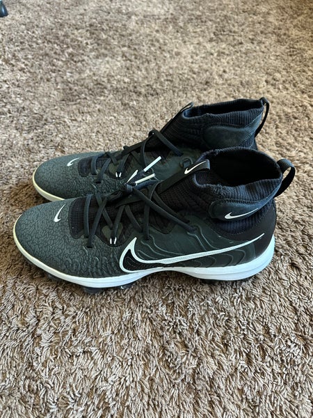 New Nike Alpha Huarache NXT MCS Molded Baseball Cleats Black Men Size 14