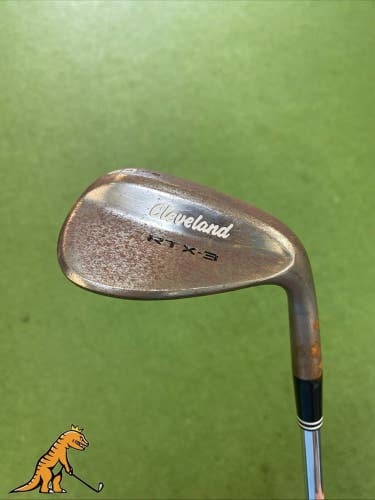 Used Cleveland RTX-3 Raw 60.09* Lob Wedge NS Pro 125g Steel Wedge Flex