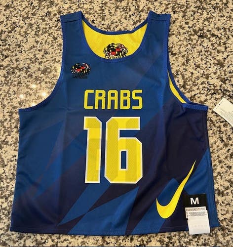 Nike Crabs team lacrosse reversible NEW boys medium