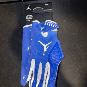 Blue Adult Small Nike Jordan Fly Lock Gloves (New)
