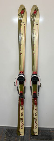 K2 Super Stinx 167cm Telemark Skis G3 Targa 75mm Cable Bindings Fast Shipping