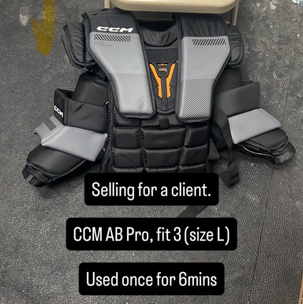 Large  2024 CCM AB Pro Goalie Chest Protector Pro Stock (Used)