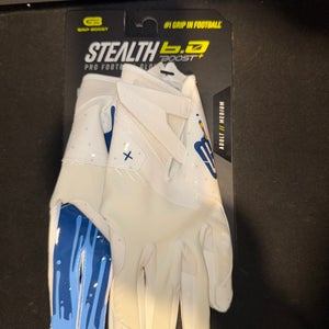 Grip Boost Stealth Football Gloves Adult Medium