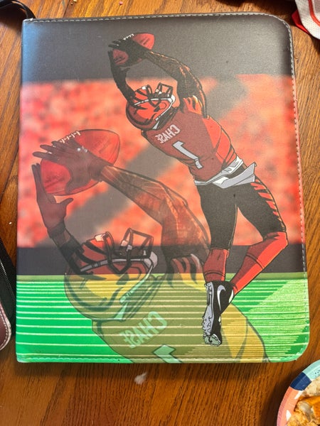 500 plus NFL and MLB trading cards with Album