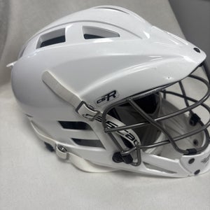 Youth Size Adjustable Cascade CS-R Lacrosse Helmet.  White