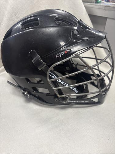 Adult Size S /M Adjustable Cascade CPV Helmet. Black.