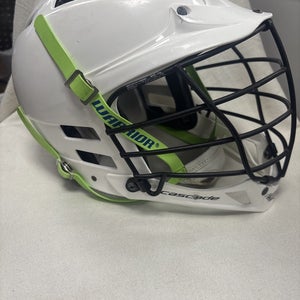 Adult Size S/M R Cascade Lacrosse Helmet.  White.